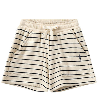 Sofie Schnoor Shorts - Antique White W. Blue