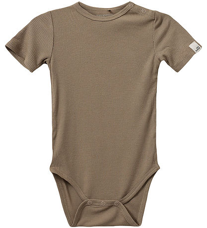 Sofie Schnoor Bodysuit s/s - Rib - Dark Sand