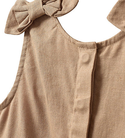 Sofie Schnoor Klänning - Bomull/Lin - Gladysb - Soft Brown