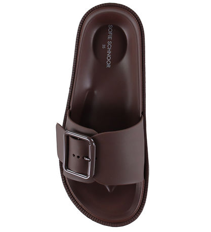 Sofie Schnoor Flip Flops - Annsy - Dark Brown