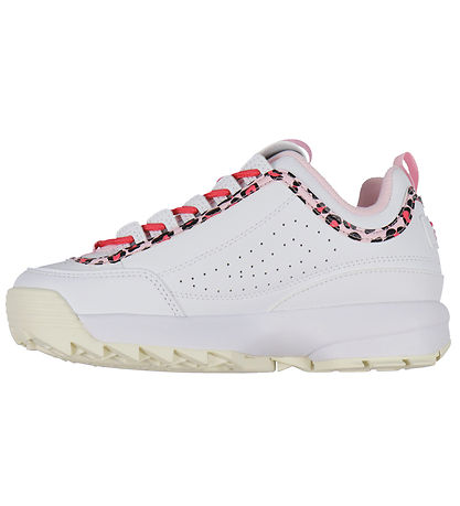 Fila Skór - Disruptor P Unglingar - Hvítur/Leopard
