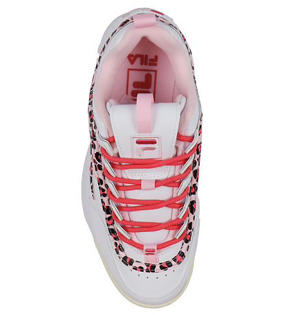 Fila Skór - Disruptor P Unglingar - Hvítur/Leopard