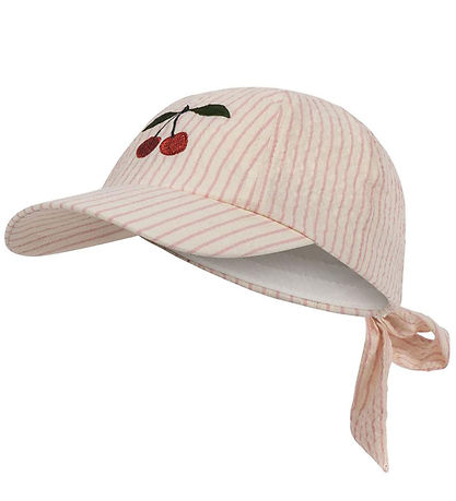Konges Sløjd Cap - Ellie Bow - Peony Stripe