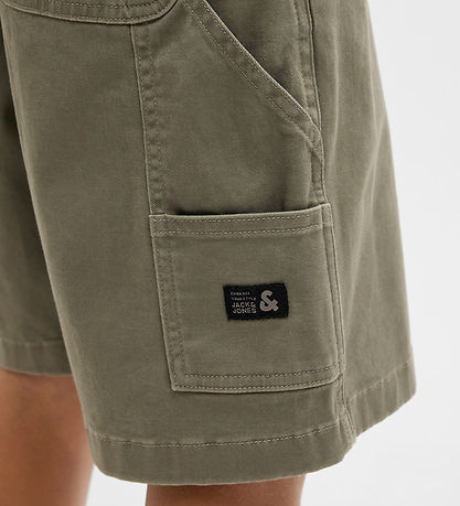Jack & Jones Shorts - JpstTony - Dusty Olive/Stitching w. Dtm
