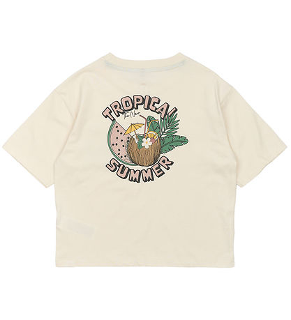 The New T-shirt - TnOleen - White Swan w. Print