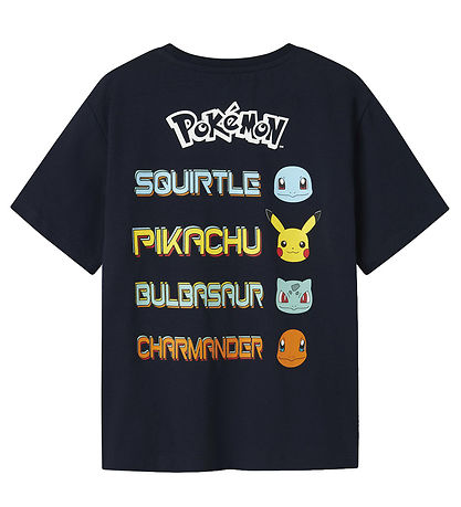 Name It Stuttermabolur - NkmMat Pokémon - Dökkblátt Blazer