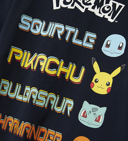 Name It Stuttermabolur - NkmMat Pokémon - Dökkblátt Blazer