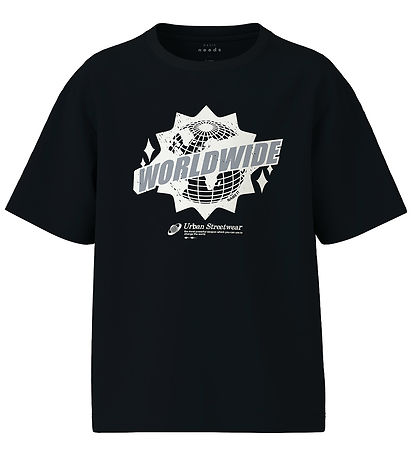 Name It Stuttermabolur - NkmVilogo - 2 Pakki - Black/Bright Whit