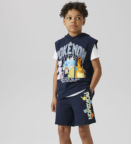 Name It Shorts - NkmMos Pokémon - Navy Blazer