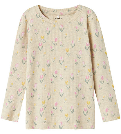 Name It Blouse - NmfFlowerkab - Peyote Melange