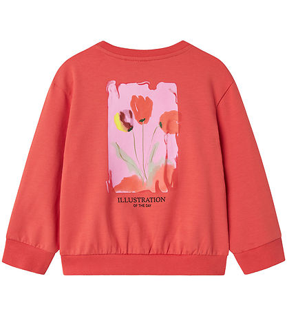 Name It Peysa - NmfFatima - Kryddað Coral