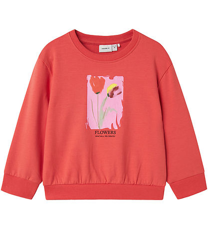 Name It Peysa - NmfFatima - Kryddað Coral