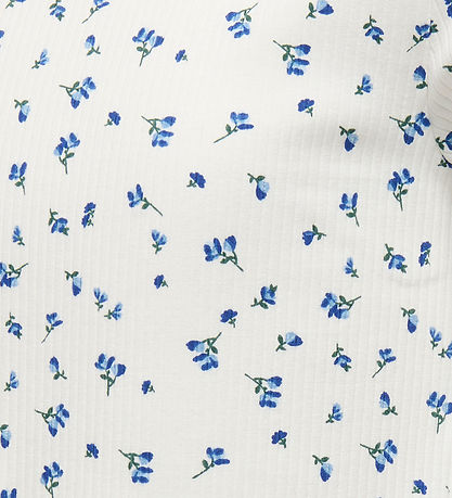 Kids Only Stuttermabolur - KogBella - Rib - Mazarine Blue/White 