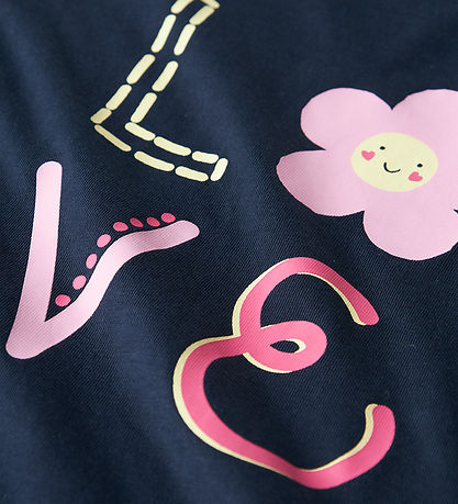 Name It T-shirt - NmfViolet - Navy Blazer/Love