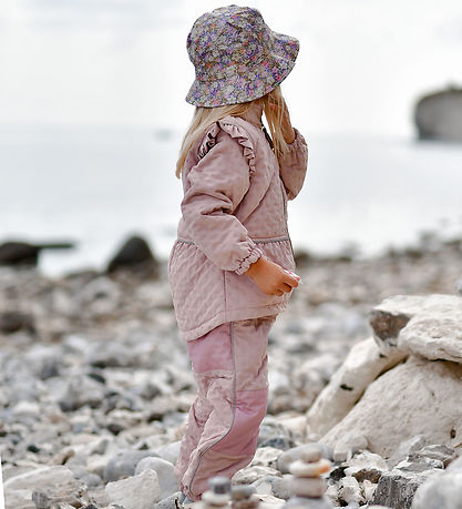 Mikk-Line Bucket Hat - UV50+ - Tofs m. Blommor