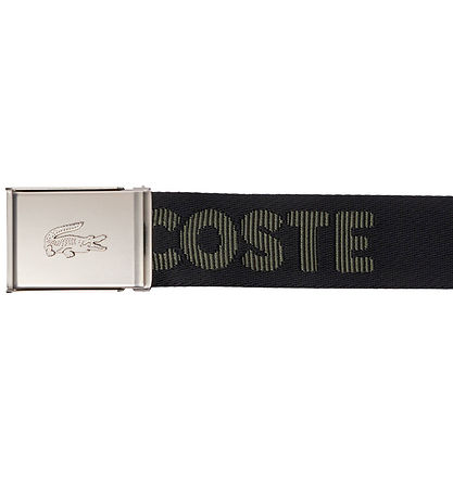 Lacoste Belt - Jaquard Webbing - Noir Escadron