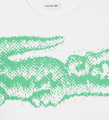 Lacoste Stuttermabolur - White