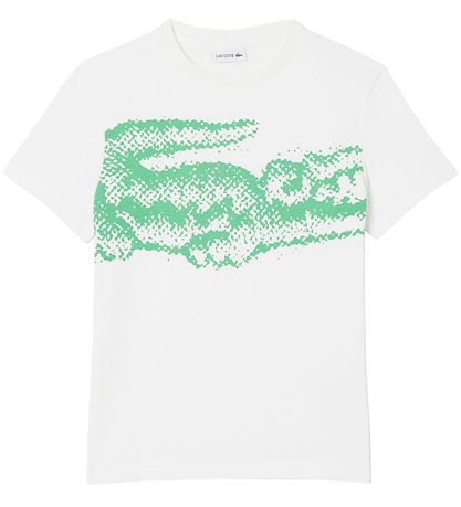 Lacoste Stuttermabolur - White