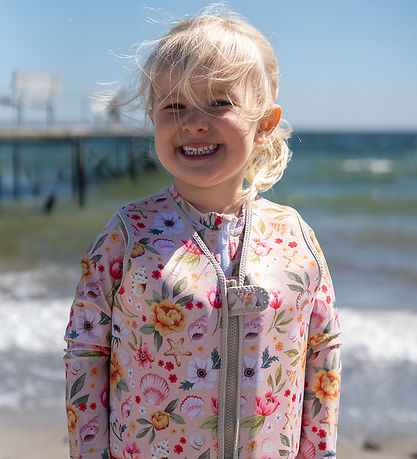 Filibabba Simväst - 3-4 år - UV50+ - Ocean Blossom