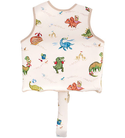 Filibabba Simväst - 3-4 år - UV50+ - Dino Strand