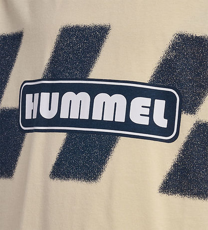 Hummel Stuttermabolur - HmlGæludýr - Wood Ash