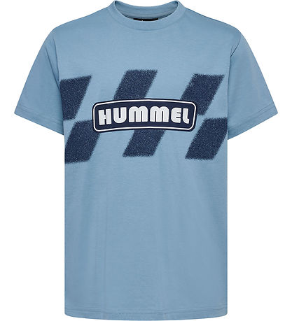 Hummel Stuttermabolur - HmlGæludýr - Fölnuð Gallaefni
