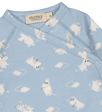 MarMar Wrap Jumpsuit - Modal - Rulo - Blue MOOMIN