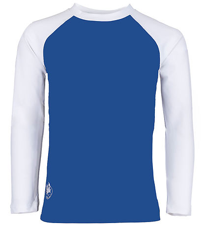 Petit Crabe Swim Top - Raglan - UV50+ - Sapphire/White