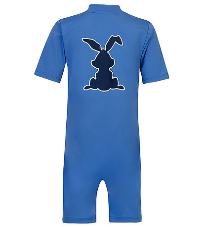 Petit Crabe Coverall Swimsuit - Noe - UV50+ - Sapphire w. Rabbit