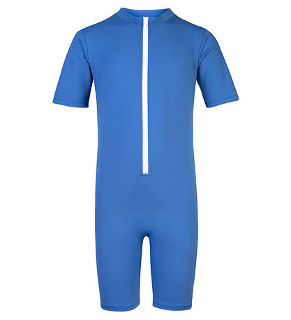 Petit Crabe Coverall Swimsuit - Noe - UV50+ - Sapphire w. Rabbit