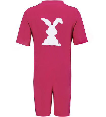 Petit Crabe Coverall Swimsuit - Noe - UV50+ - Mulberry w. Rabbit