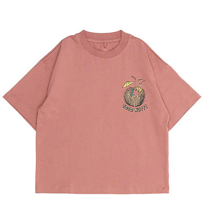 The New T-shirt - TnOleen - Old Rose w. Print