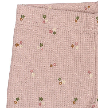 The New Shorts - TnOreta - Rib - Adobe Rose w. Flowers