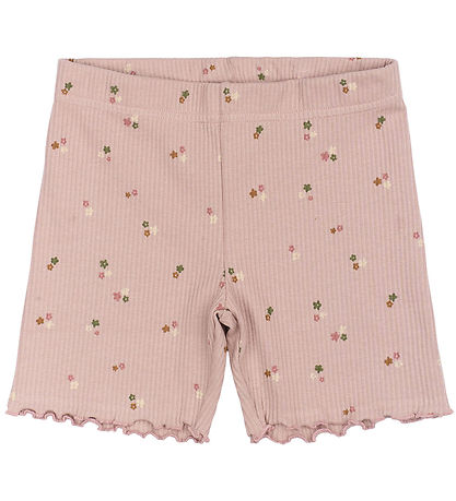 The New Shorts - TnOreta - Rib - Adobe Rose w. Flowers