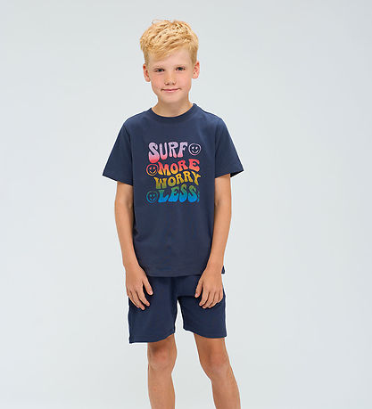 The New T-shirt - TnOlsen - Mood Indigo - w. Print