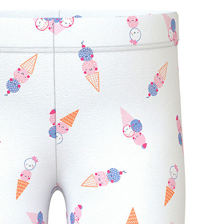 Name It Leggings - NmfVivian - Bright White/Icecream