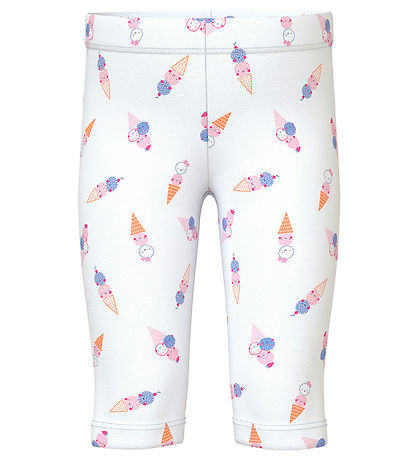 Name It Leggings - NmfVivian - Bright White/Icecream