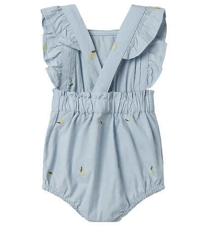 Name It Summer Romper - NbfDerilla - Serenity/Lemon