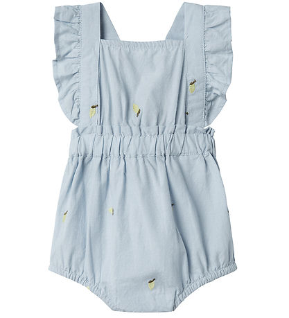 Name It Summer Romper - NbfDerilla - Serenity/Lemon