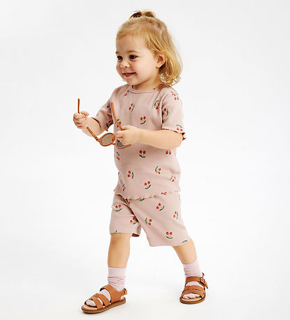 The New Shorts - Rib - TnstOona - Adobe Rose AOP