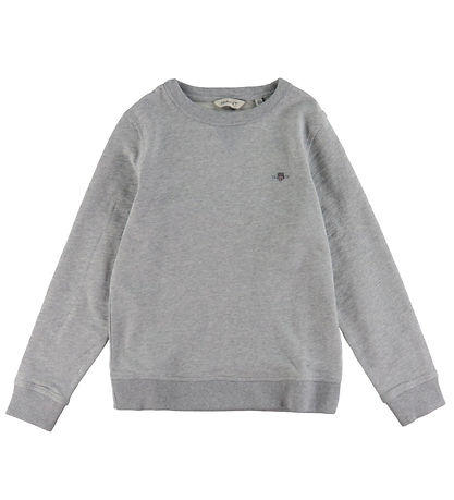 GANT Sweatshirt - Shield - Grey Melange
