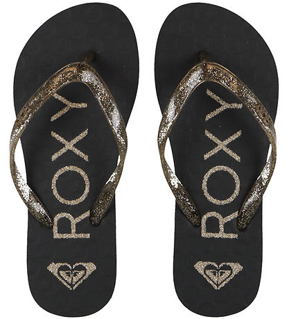 Roxy Flip-Flops - Viva Sparkle - Svart/Guld