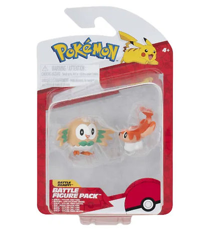 Pokémon Figuren - 2er-Pack - Battle Figure - Tatsugiri/Rowlet