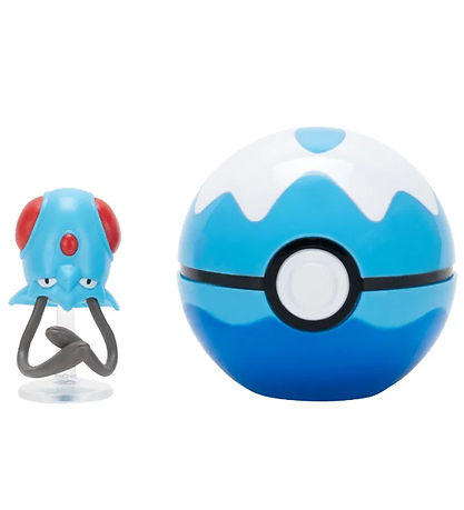Pokémon Figure - Clip 'N' Go - Tentacool w. Dive Ball