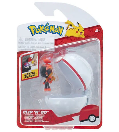 Pokémon Figure - Clip 'N' Go - Charcadet w. Premier Ball