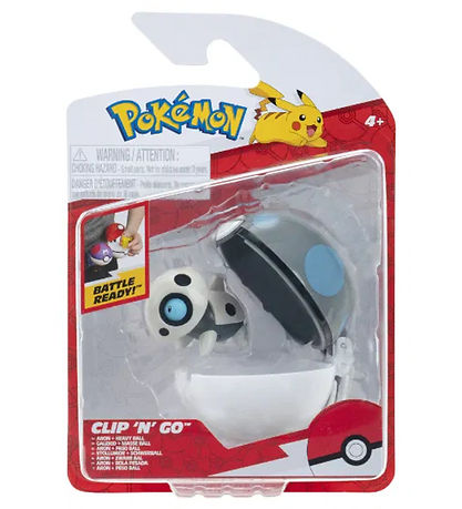 Pokémon Figure - Clip 'N' Go - Aron w. Heavy Ball