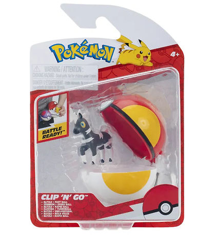 Pokémon Figure - Clip 'N' Go - Blitzle w. Fast Ball