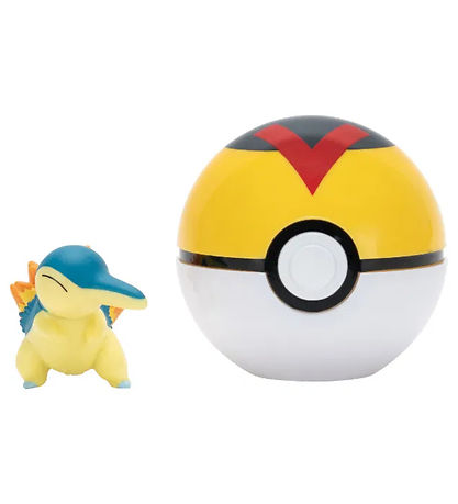 Pokémon Figur - Clip 'N' Go - Feurigel m. Levelball