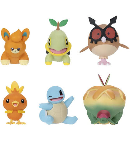 Pokémon Toy Figurine - 6-Pack - Battle Figure Multipack