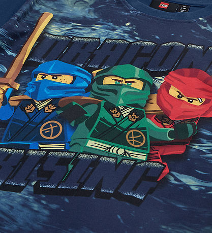 LEGO® Ninjago T-Shirt - LWTaffy 302 - Dunkelblau m. Print
